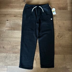 Vuori Seaside Straight Leg Sweatpant 30" Black Men's Size Large NEW